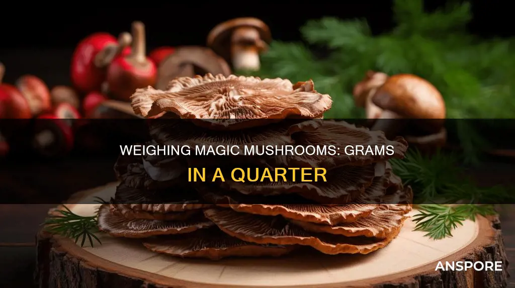 how many grams are in a quarter of mushrooms