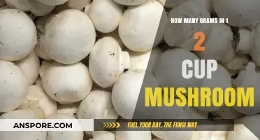 Measuring Mushrooms: Grams in a Cup