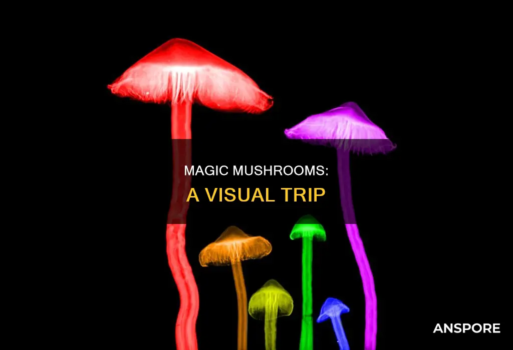 how many grans of mushrooms to wee colors