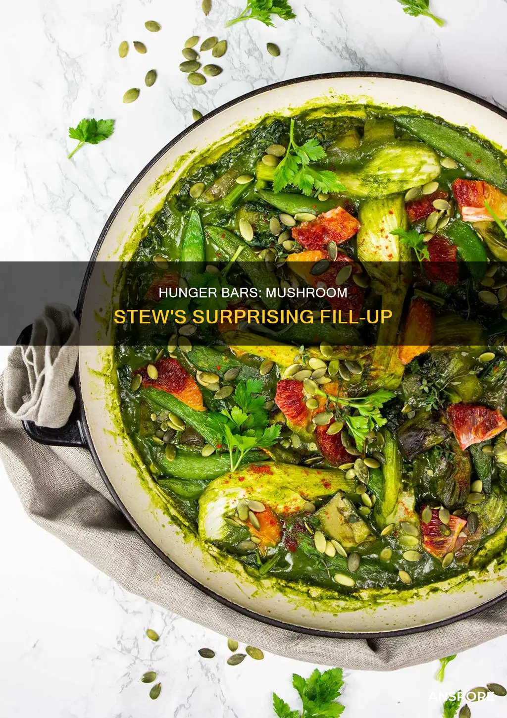 how many hunger bars does a mushroom stew genarate