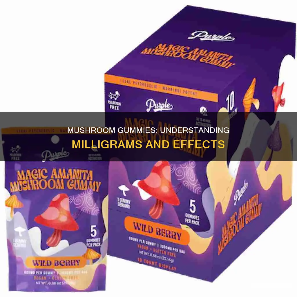 how many mg in tre house mushroom gummies