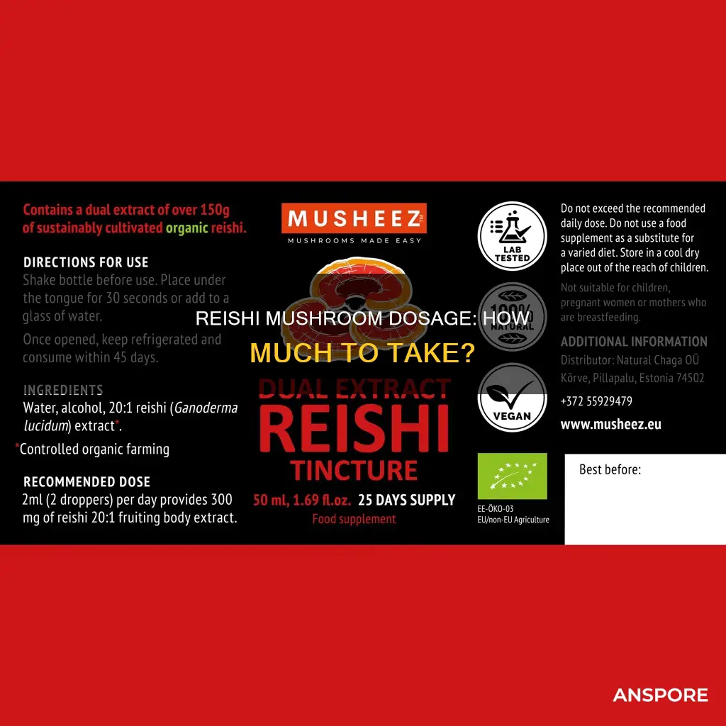 how many mg of reishi mushroom should i take