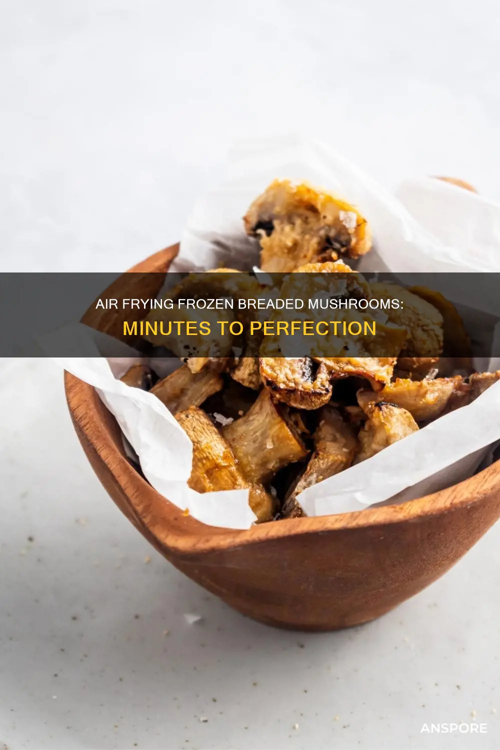 how many minutes to air fry frozen breaded mushrooms