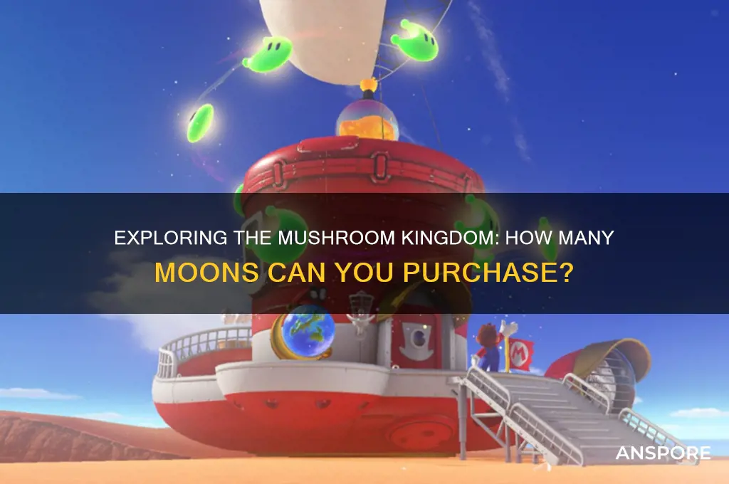 how many moons can i buy in mushroom kingdom
