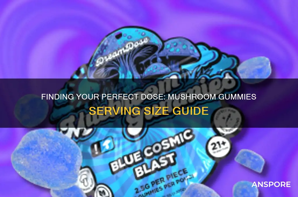 how many mushroom gummies should i eat