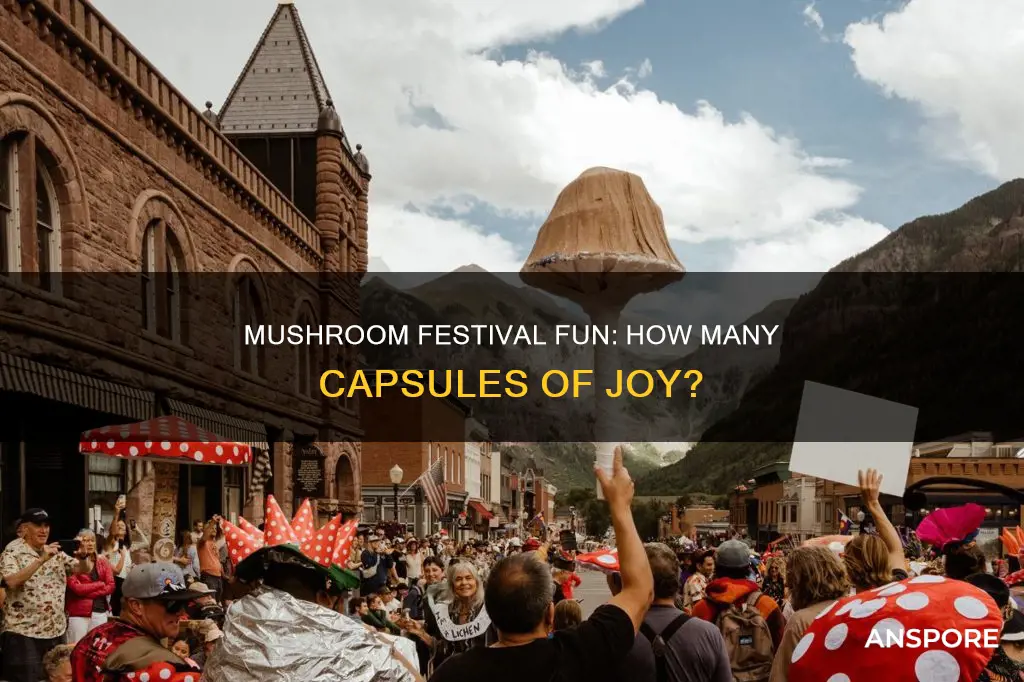 how many mushrooms at a festival