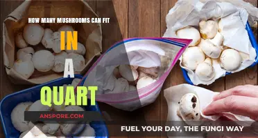 Maximizing Mushroom Storage: How Many Fit in a Quart?