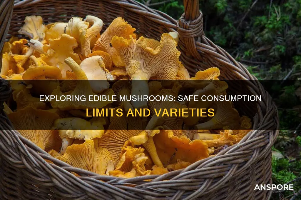 how many mushrooms can we eat
