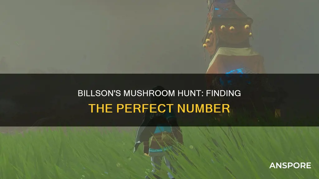 how many mushrooms does billson need