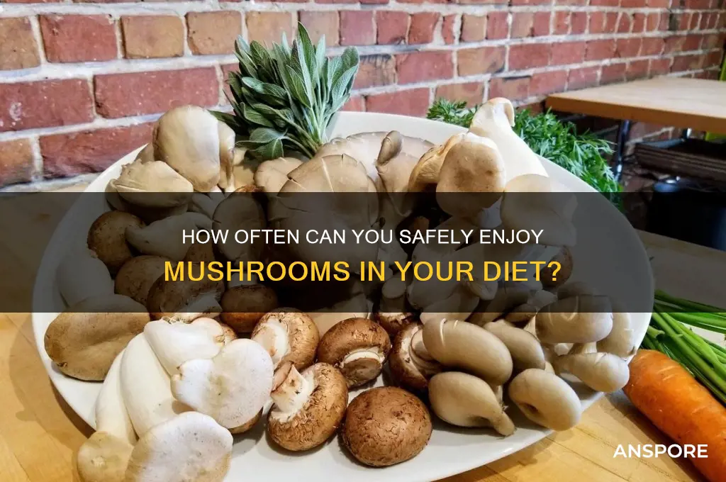 how many often can you eat mushrooms