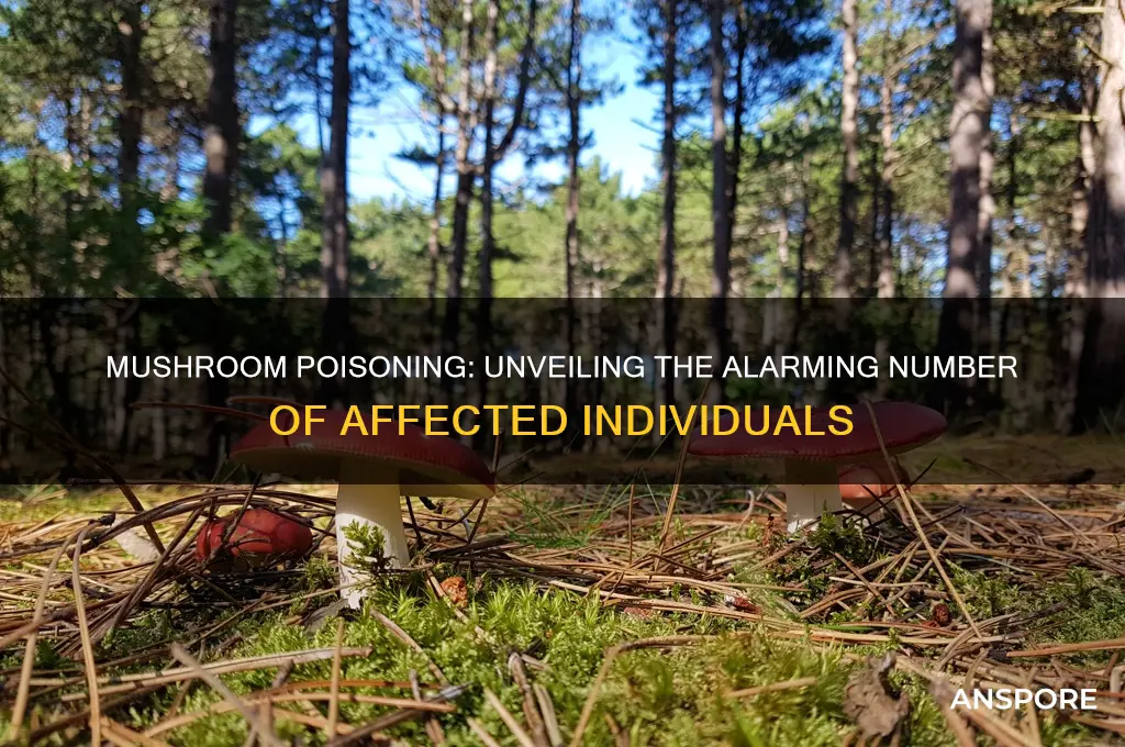 how many people are poisoned by mushrooms