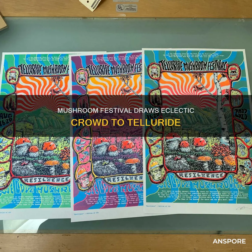 how many people attend the telluride mushroom festival