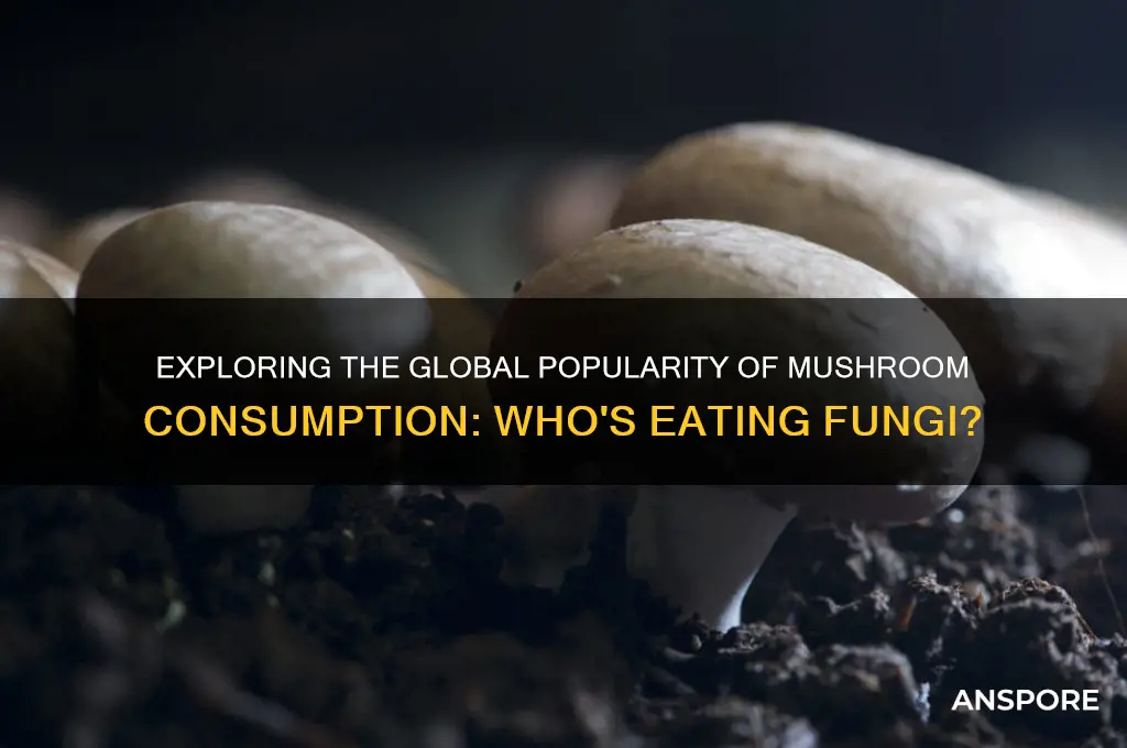 how many people eat mushrooms
