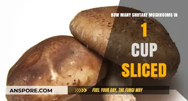Sliced Shiitake Mushrooms: A Cupful Counts