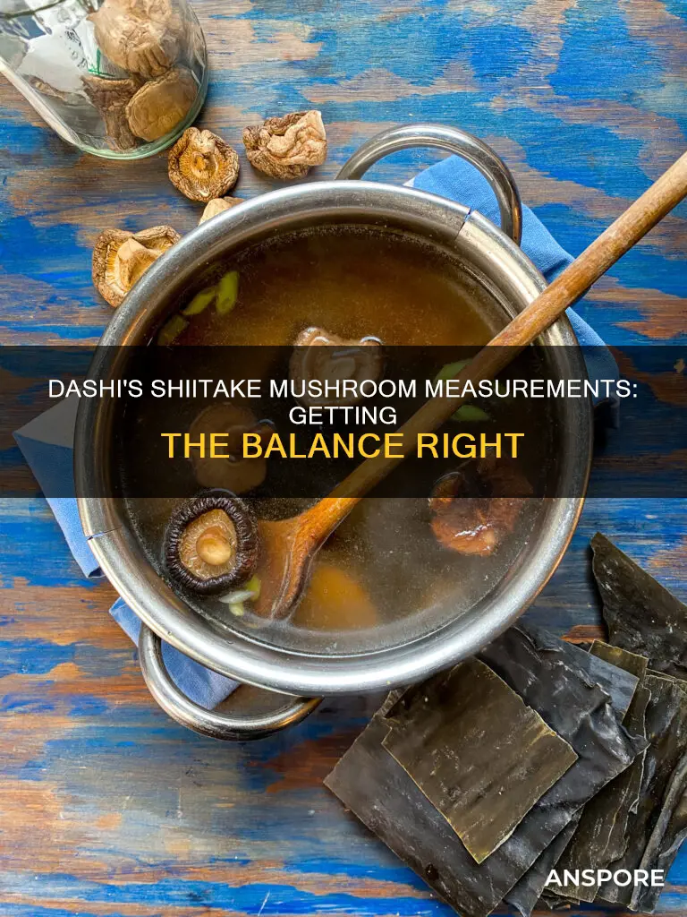 how many shitake mushrooms in dashi