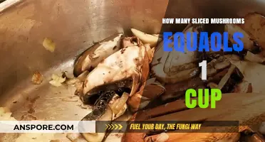 Mushroom Slicing: Cup Measurement Guide