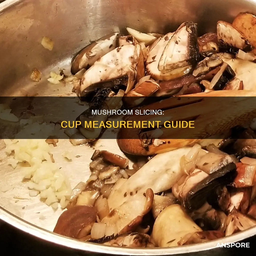 how many sliced mushrooms equaols 1 cup
