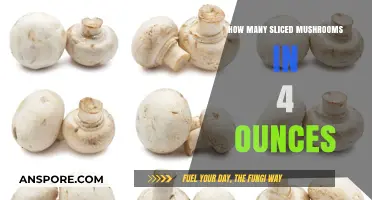 Mushroom Slicing: Ounces to Cups Conversion