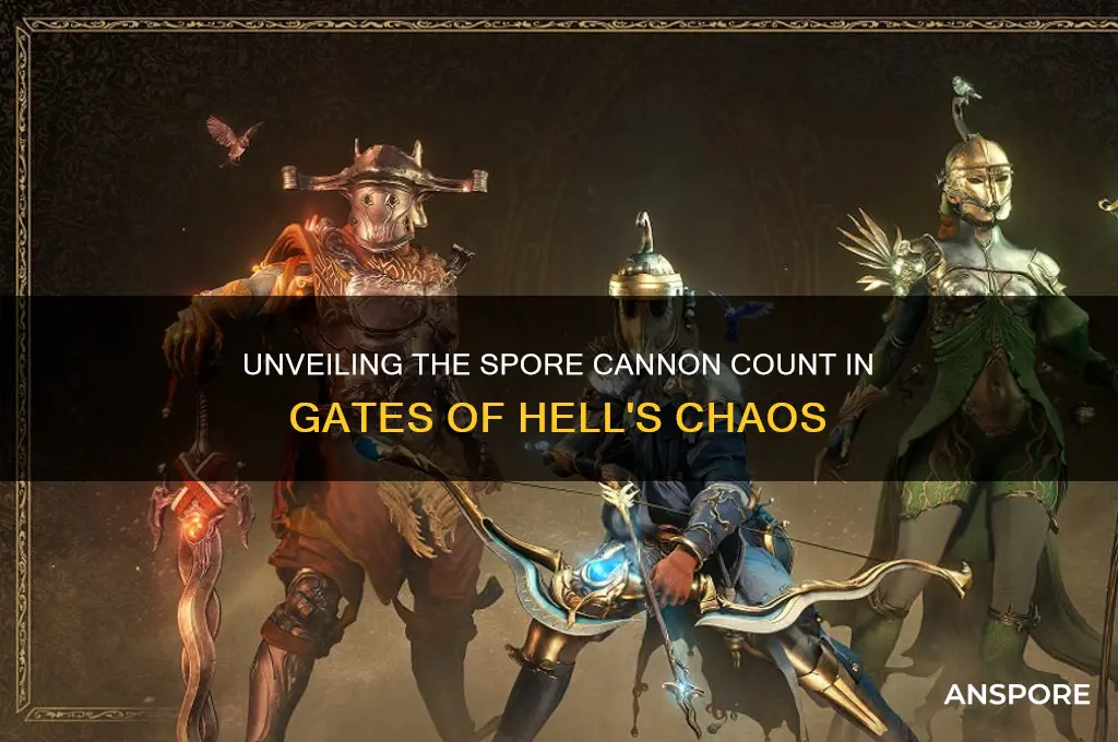 how many spore cannons in gates of hell