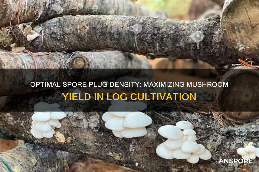 how many spore plugs per log