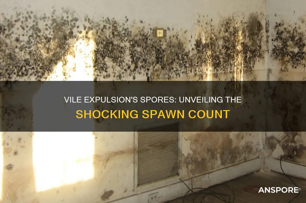 how many spores spawn from vile expulsion