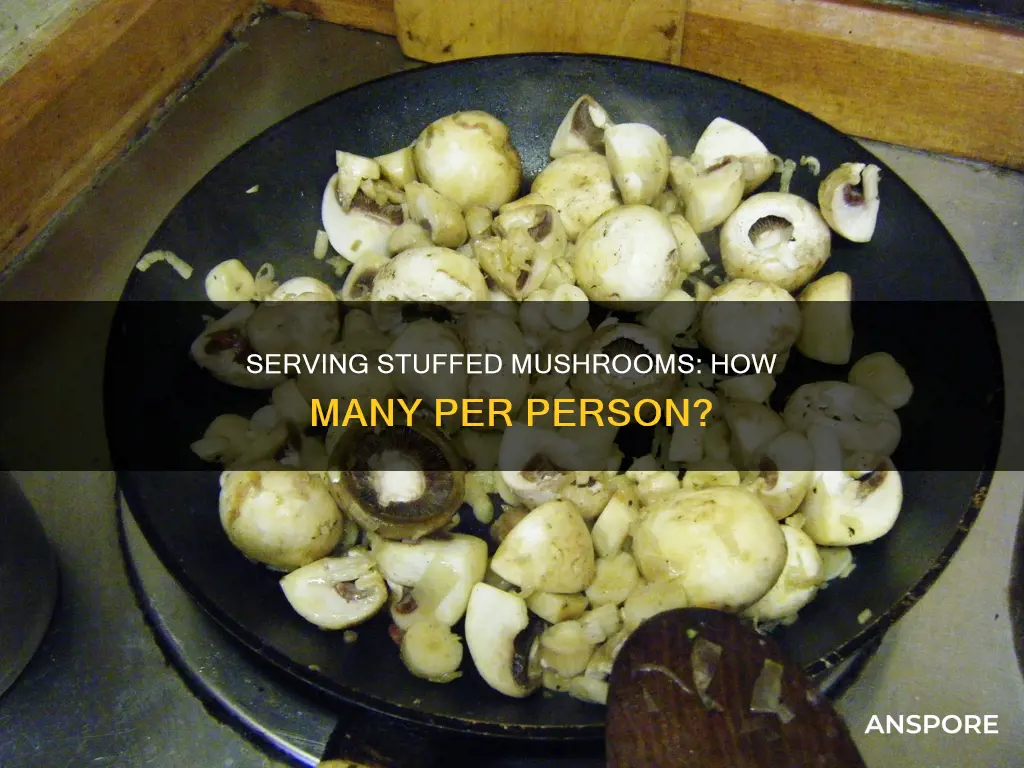 how many stuffed mushrooms per person