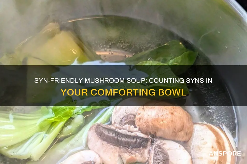 how many syns in mushroom soup