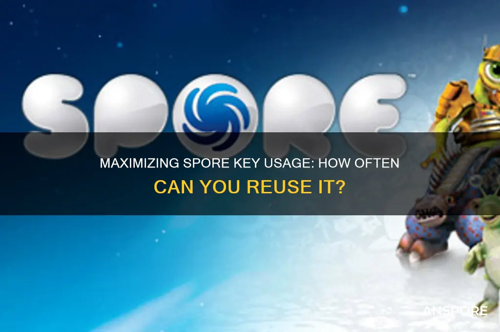 how many times can i use spore key