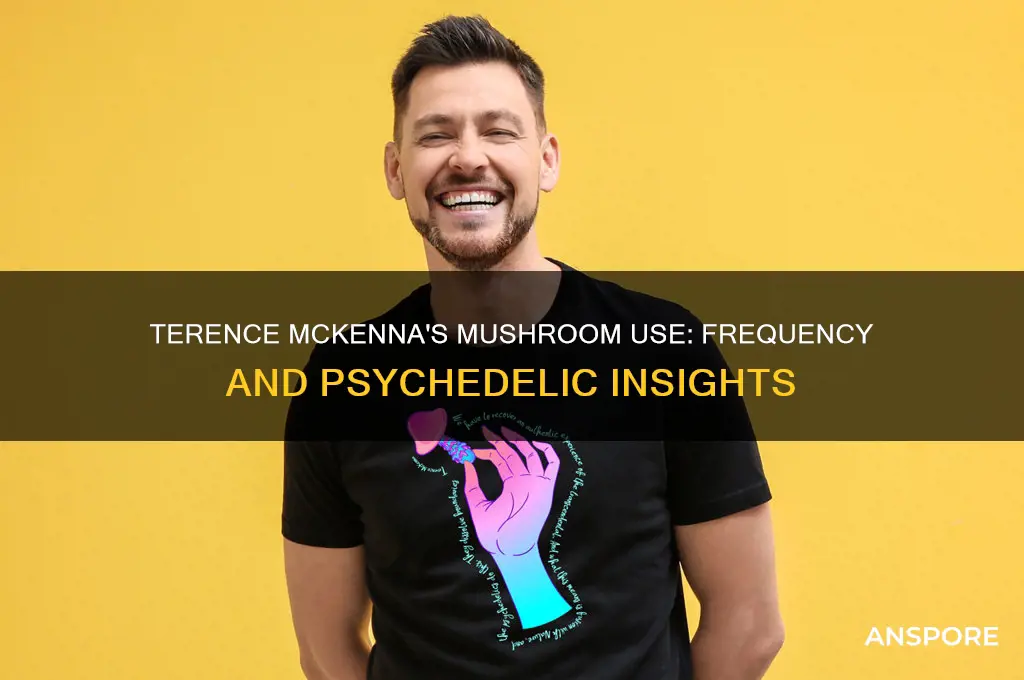 how many times did terence mckenna use mushrooms