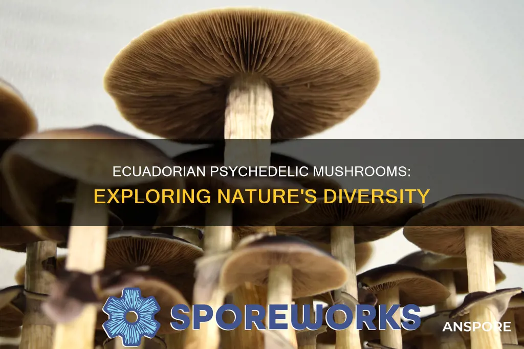 how many types of psychedelic mushrooms native to ecuador
