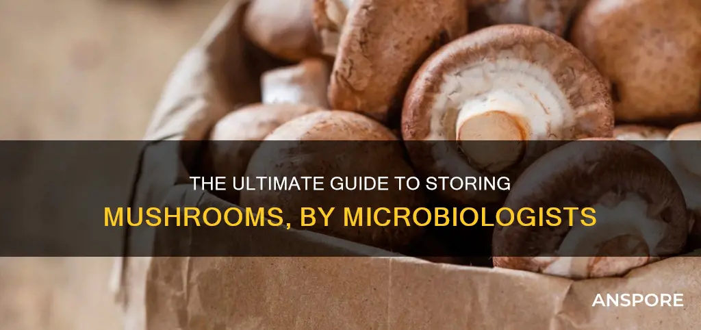 how microbiologists store mushrooms