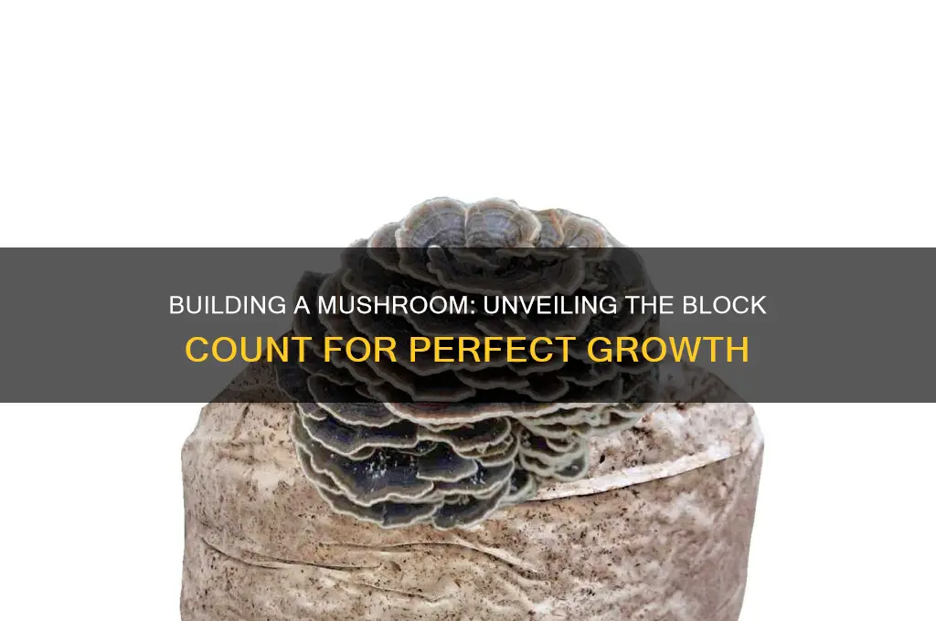 how mny blocks does it take to make a mushroom