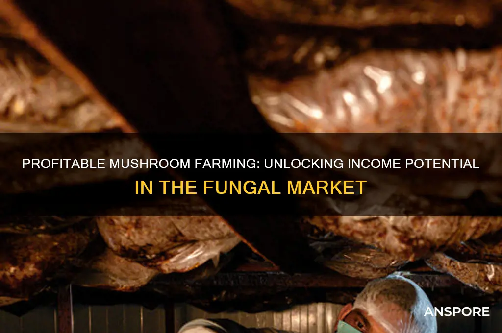 how much can i make selling mushrooms