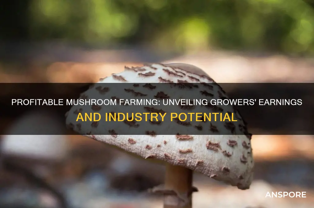 how much do mushroom growers make