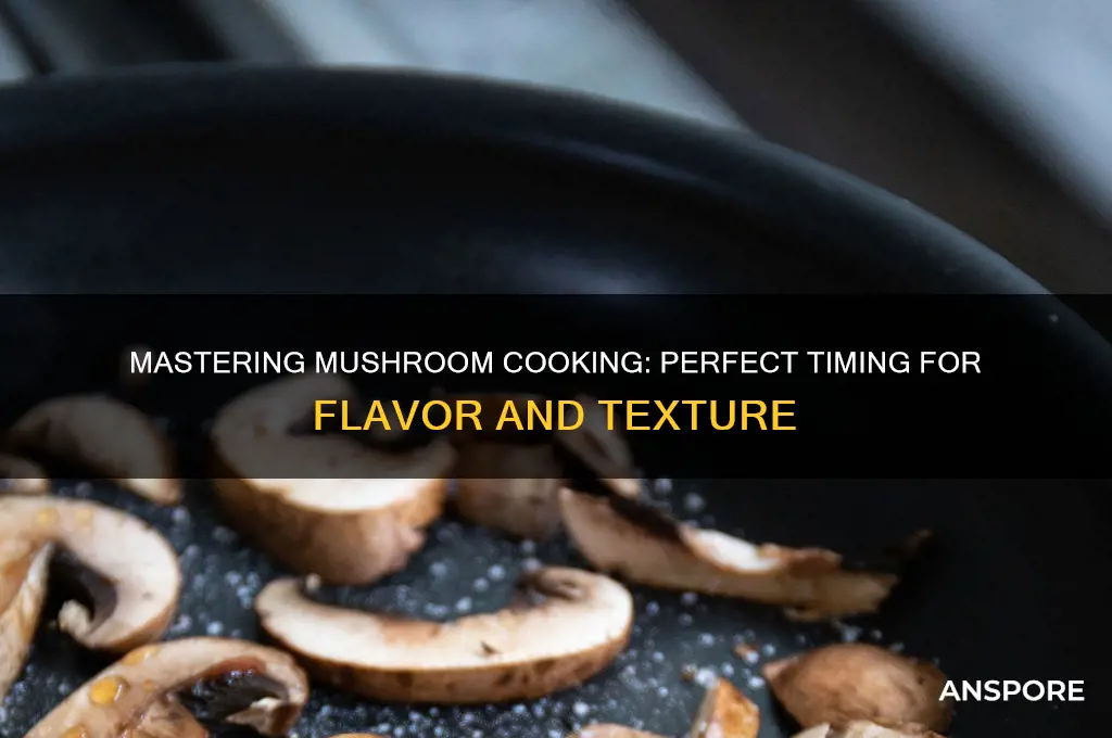 how much do you have to cook mushrooms