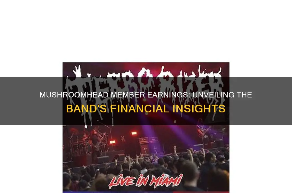 how much does a member of mushroom head make