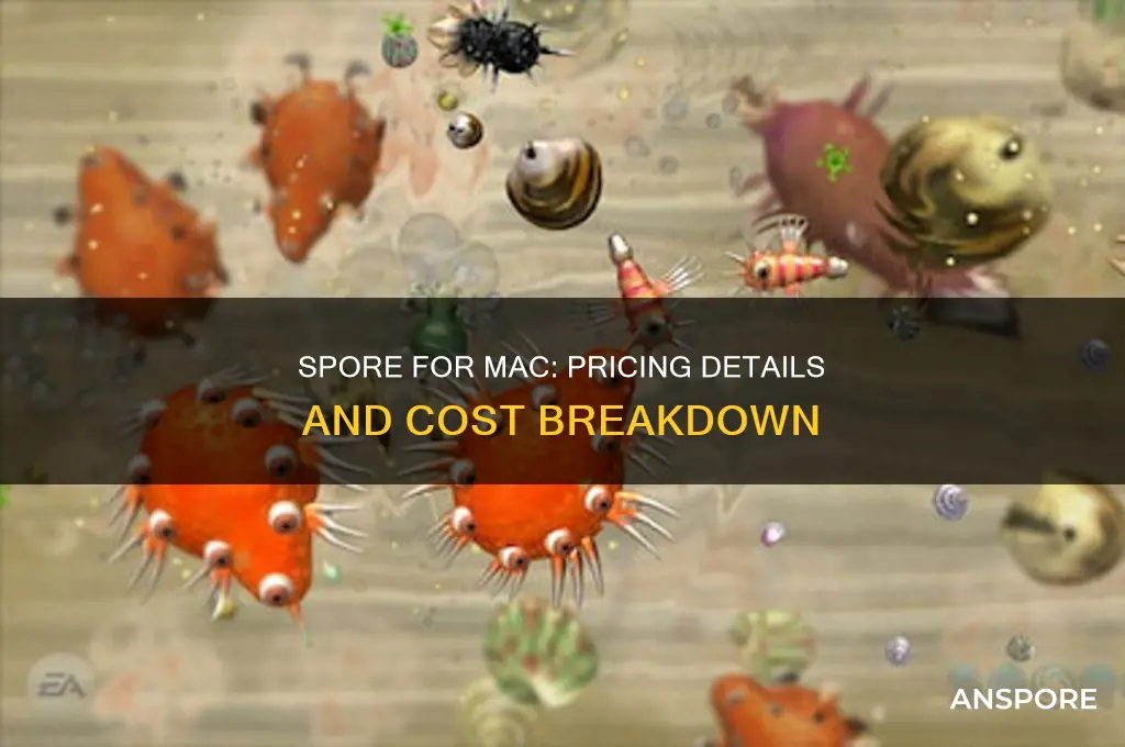 how much does spore cost for mac