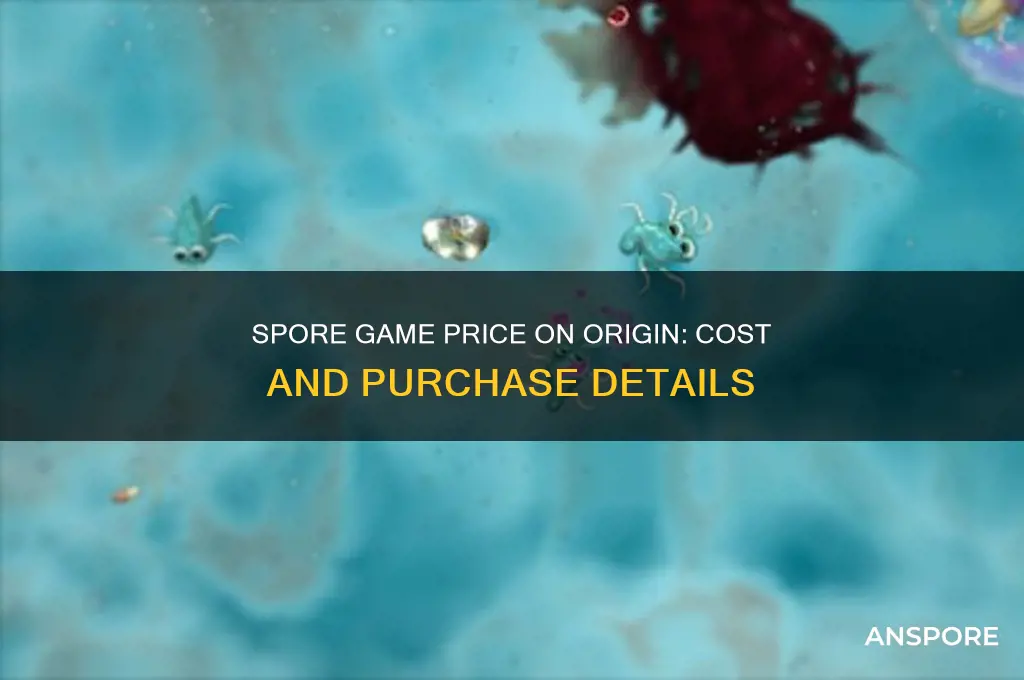 how much does spore cost on origin