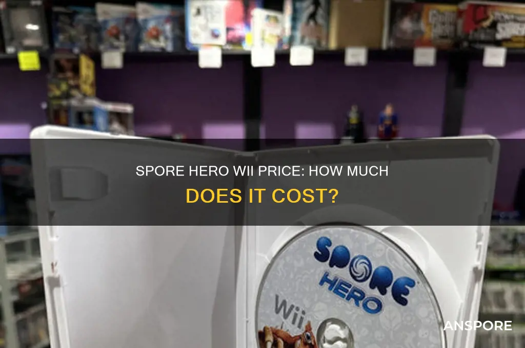 how much does spore hero cost for wii