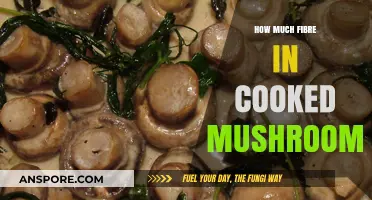 Cooked Mushrooms: Unveiling Their Fiber Content and Health Benefits