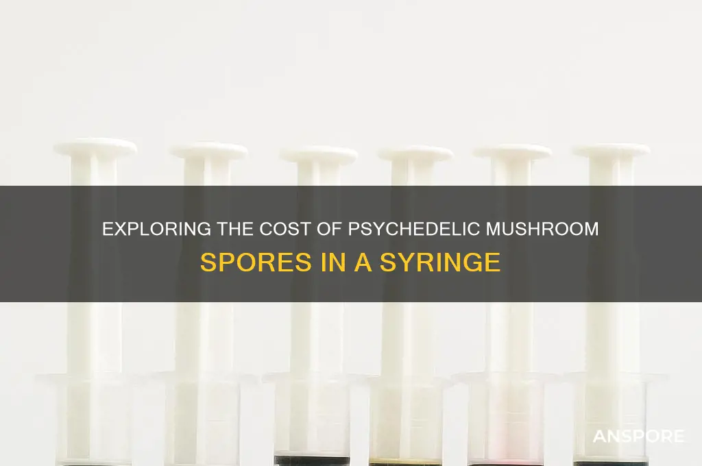 how much is a syringe full of psychedelic mushroom spores