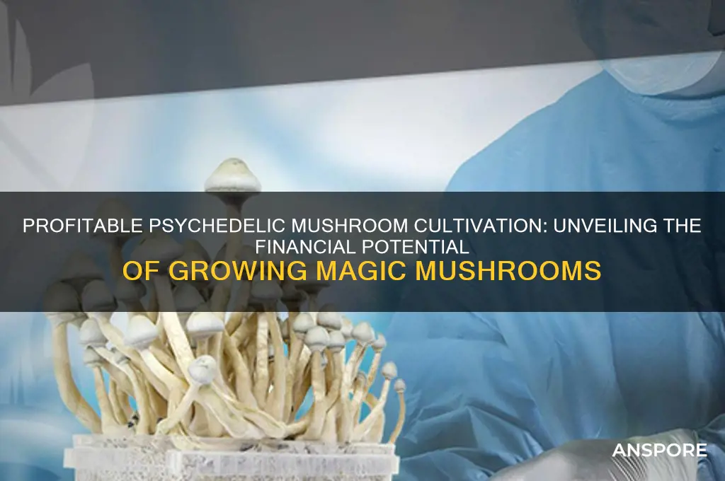 how much money do you make growing psychedelic mushrooms