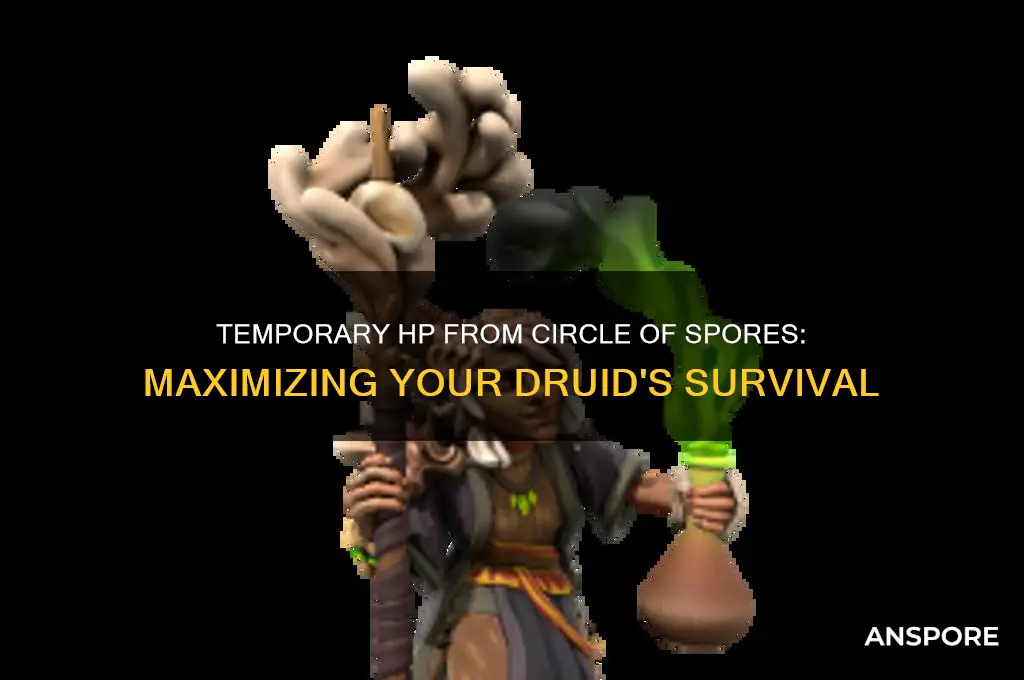 how much temporary hp circle of spores