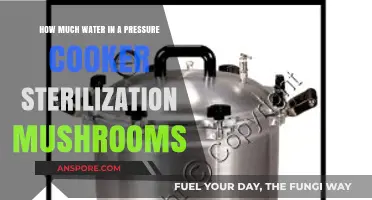 Pressure Cooker Sterilization: Optimal Water Amount for Mushrooms