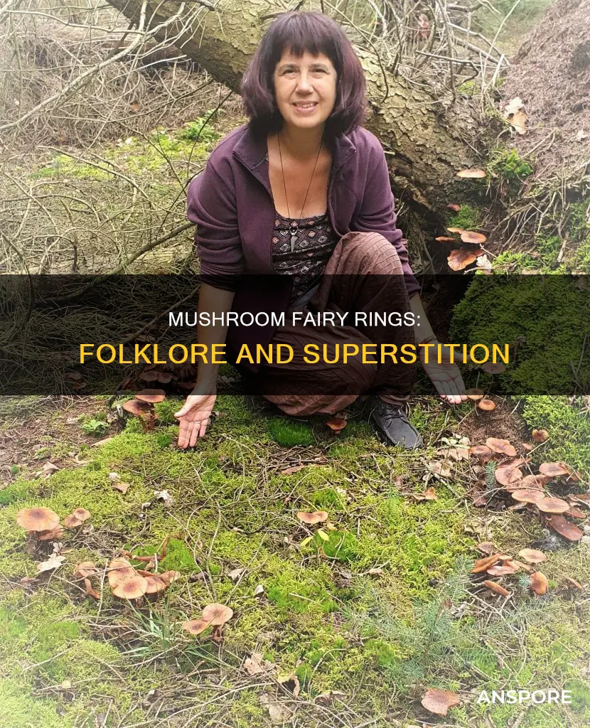 how mushroom fairy rings have been traditionally explained in folklore