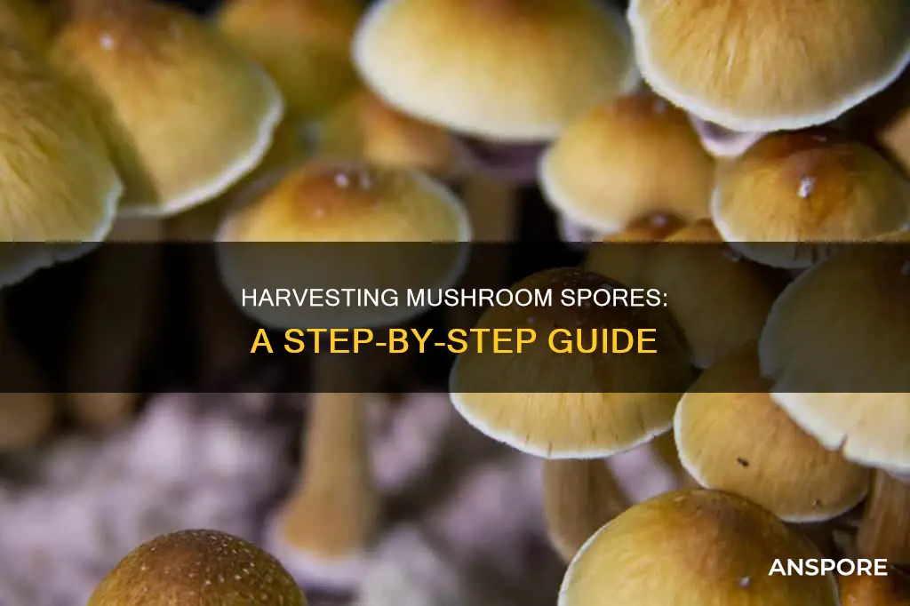 how mushroom spores are harvested