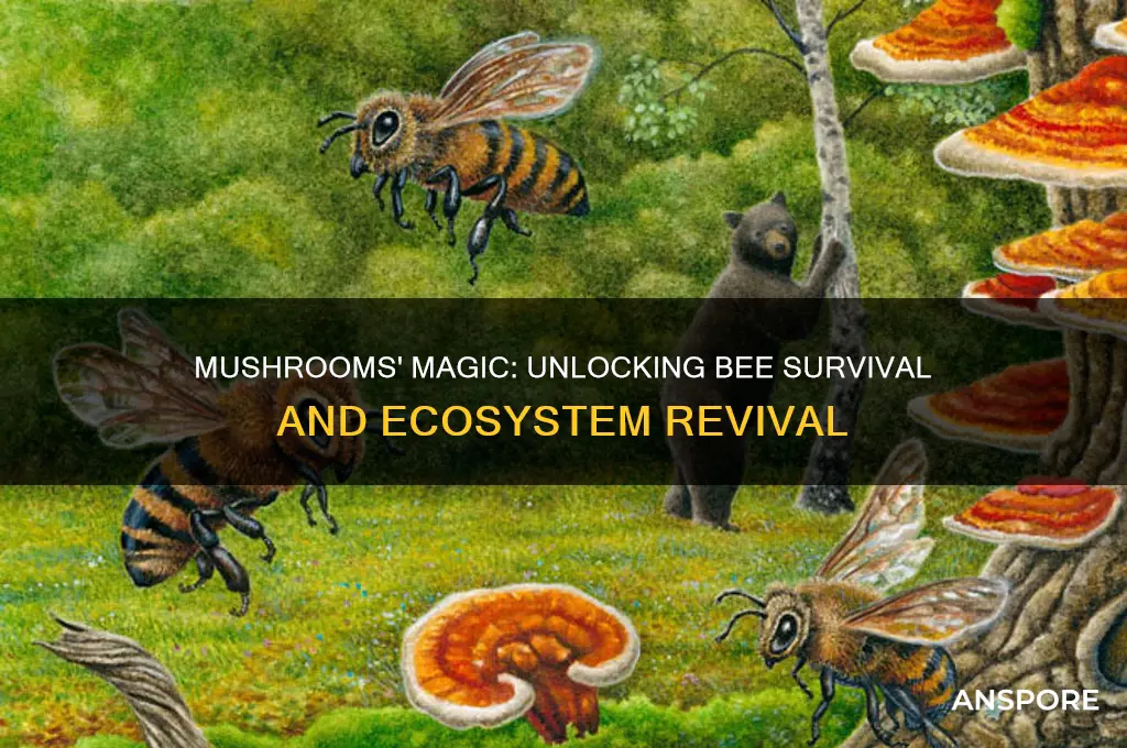 how mushrooms can save bees