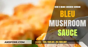 Creamy Mushroom Sauce Chicken Cordon Bleu Recipe: Easy Gourmet Delight