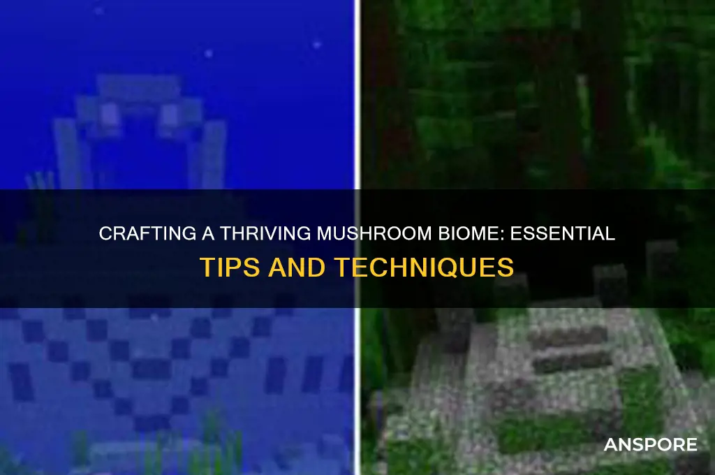 how o make mushroom biome