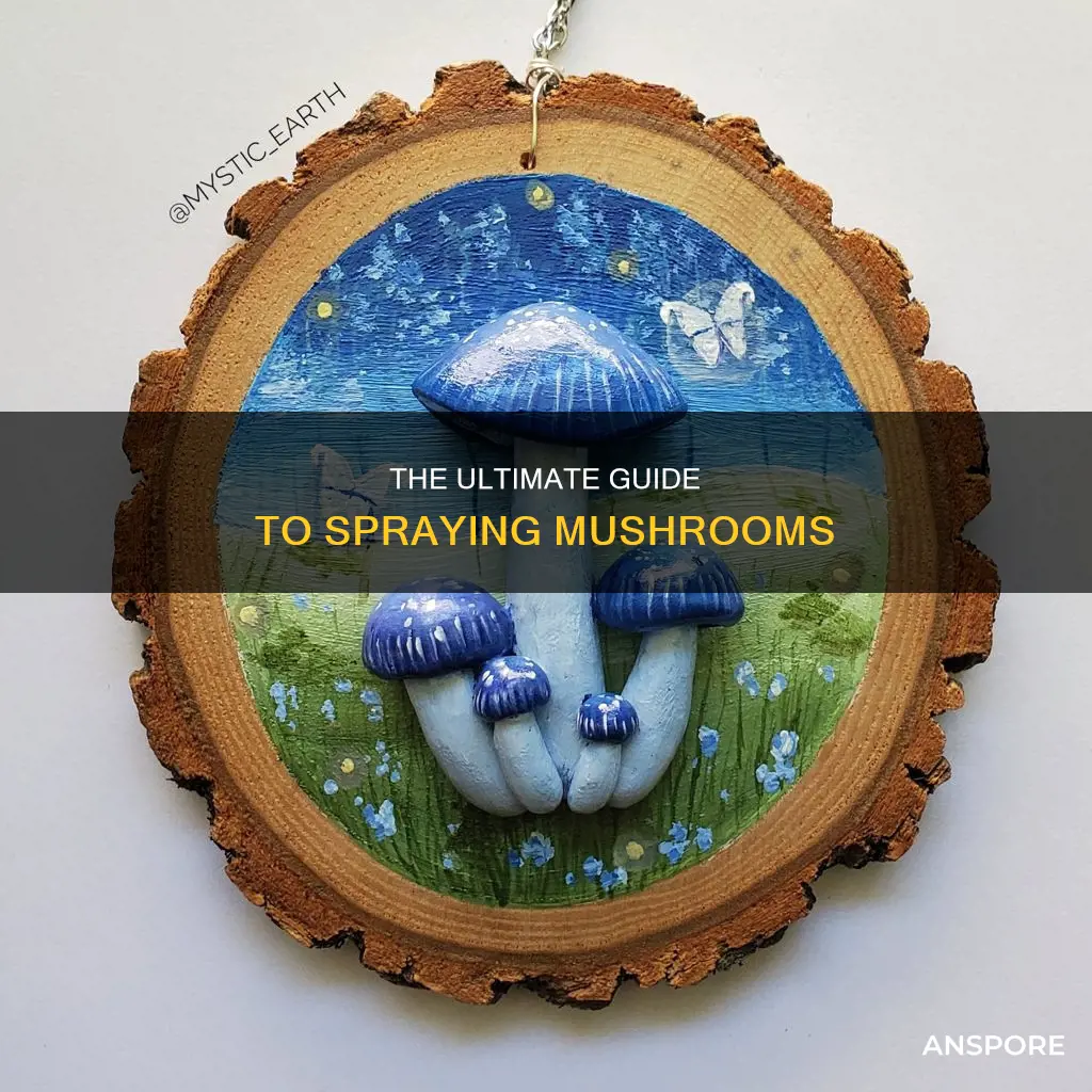 how often to spray mushrooms